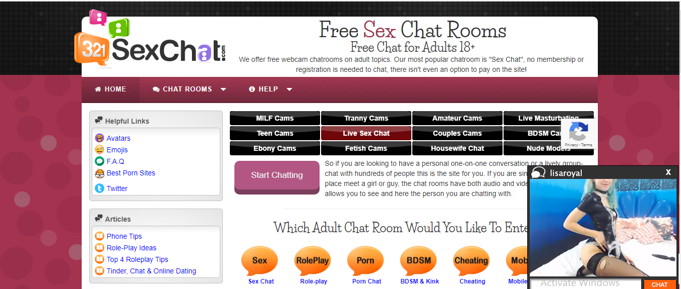 Top free adult chat sites
